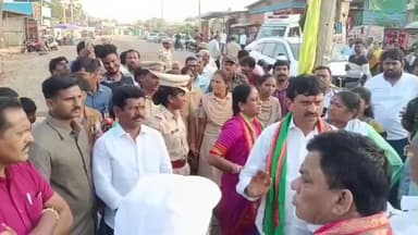 తాడ్వాయి: మేడారంలో జాతర అభివృద్ధి పనులను పరిశీలించిన మంత్రుల బృందం