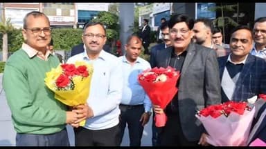 हिसार: डीएचबीवीएन के प्रबंध निदेशक अशोक गर्ग आईएएस सेवानिवृत्त हुए