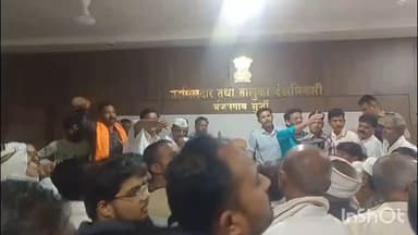 दर्यापूर: शेतकऱ्यांना दुष्काळ मदत न मिळाल्याने शेतकऱ्यांचे तहसील कार्यालय येथे निवेदन;आमदार गजानन लवटे उपस्थित