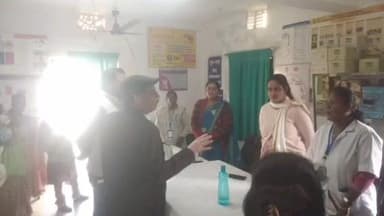 सतबरवा: सतबरवा में स्वास्थ्य केंद्रों का निरीक्षण, ट्रॉमा सेंटर शुरू करने की संभावनाओं पर समीक्षा