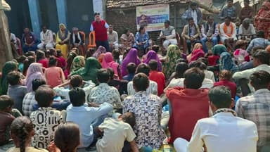 जीरापुर: ग्राम पंचायत दंड और भवानीपुरा में बाल विवाह मुक्त चौपाल का आयोजन किया गया