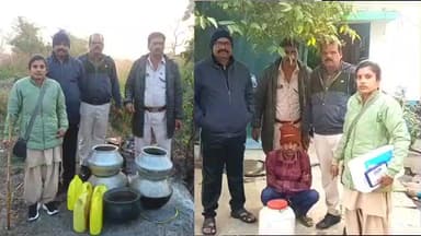 पलारी: आबकारी विभाग की कार्रवाई में खैरी में 35 बल्क लीटर महुआ शराब और 600 किलोग्राम लाहन किया गया ज़ब्त