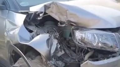 ਫਿਲੌਰ: ਫਿਲੋਰ ਦੇ ਨੈਸ਼ਨਲ ਹਾਈਵੇ 44 ਵਿਖੇ ਇੱਕ ਕਾਰ ਅਤੇ ਟਰੈਕਟਰ ਟਰਾਲੀ ਵਿਚਾਲੇ ਹੋਈ ਟੱਕਰ