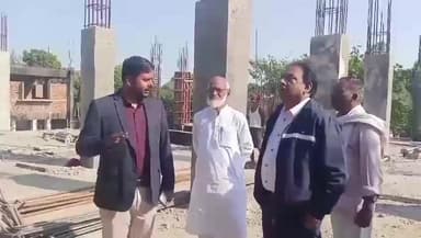 पुपरी: एसडीओ गौरव कुमार ने पुपरी में निर्माणाधीन अनुमंडलीय अस्पताल का निरीक्षण किया