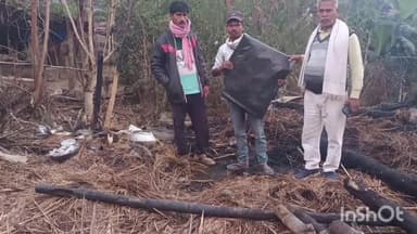 गोह: कुड़वा गांव में शॉर्ट सर्किट से घर में लगी आग, 5000 नगद सहित लाखों की संपत्ति जलकर हुई राख
