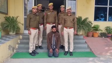 पीसांगन: पीसांगन थाना पुलिस ने मादक पदार्थ तस्करी के मामले में 5 माह से फरार आरोपी को दबोचा