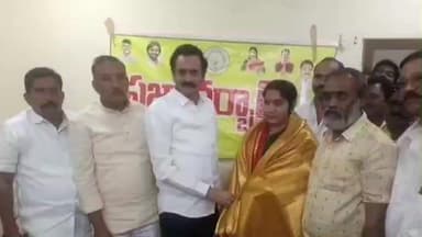 కాణిపాకం ట్రస్ట్ బోర్డు డైరెక్టర్గా చాలా కృష్ణవేణి ,అభినందించిన ఎమ్మెల్యే బండారు సత్యనారాయణమూర్తి