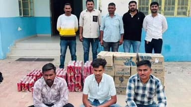 હારીજ: ખાખલ ગામ થી હારીજ જવાના રોડ ઉપરથી પોલીસે 1080 દારૂની બોટલો સાથે ત્રણ ઈસમો ઝડપી પાડ્યા