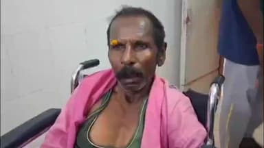 రోడ్డుపై నిలబడి ఉన్న వృద్ధుని ఢీకొన్న గుర్తుతెలియని ద్విచక్ర వాహనం .