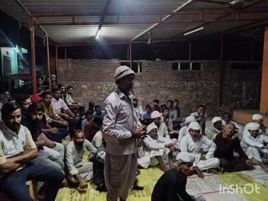 गनाेड़ा: बड़लिया गांव में किसानों की समस्याएँ सुनने पहुंचे बिजली विभाग के अधीक्षण अभियंता, आयोजित किया रात्रि चौपाल