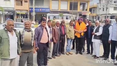 देेवगढ़: देवगढ़ में पंजाब के पूर्व मंत्री अहलूवालिया का स्थानीय नेताओं ने किया स्वागत