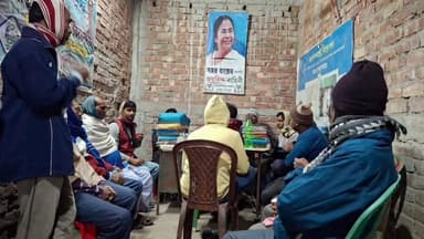 জয়নগর ২: জয় হিন্দ বাহিনীর উদ্যোগে শাহাজাদাপুরে তৃণমূল কংগ্রেসের চা চক্রের আসর