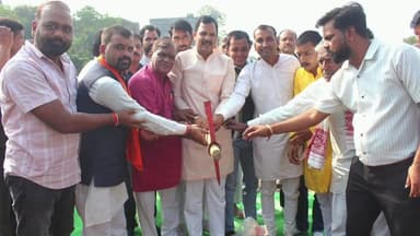 घट्टिया: विधायक सतीश मालवीय ने पिंगलेश्वर महादेव में 2 करोड़ की लागत से बनने वाले टिन शेड का भूमिपूजन किया