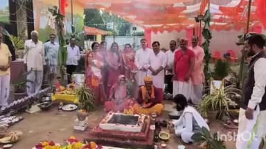 महेश्वर: भव्य मंदिर में प्राण प्रतिष्ठा के साथ भगवान श्रीराधा कृष्ण एवं धर्मराज भगवान स्थापित होंगे