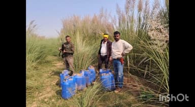 नबीनगर: सोन दियारा में पुलिस की बड़ी कार्रवाई, 280 लीटर स्प्रिट किया गया जब्त, अवैध शराब माफ़िया में मची हड़कंप