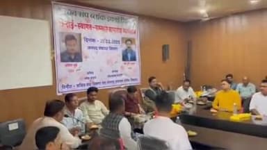 सिमगा: जनपद पंचायत सिमगा में सचिव संघ ने नए सीईओ का सम्मान किया, पुराने सीईओ को दी गई विदाई