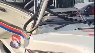 गोगुन्दा: गोगुंदा हाईवे पर घट्टा माता कट के पास भीषण सड़क हादसा, ASI और चालक गंभीर रूप से घायल