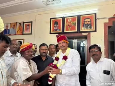 आहोर: भाद्राजून को नई पंचायत समिति का दर्जा मिलने पर सरगरा समाज ने विधायक का सम्मान किया