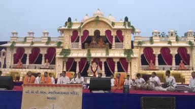 આણંદ શહેર: આણંદમાં અક્ષર ફાર્મ ખાતે પ્રમુખસ્વામી મહારાજનો 104મો જન્મ જયંતિ મહોત્સવ:BAPS મંદિર રજત જયંતિ મહોત્સવ ઉજવાયો