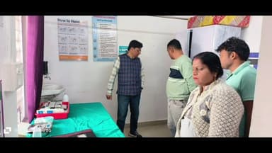 देवेंद्रनगर: आज मुख्य खंड चिकित्सा अधिकारी डॉ. अभिषेक जैन ने लक्ष्मीपुर उप स्वास्थ्य केंद्र का निरीक्षण किया