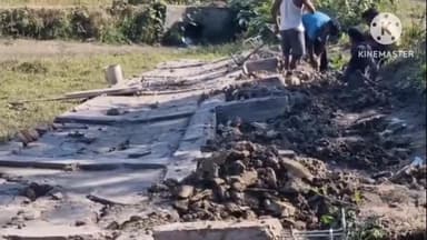 নাজিৰা: বিধায়ক পুজিৰে নিৰ্মাণ কৰি থকা বাউণ্ডেৰী ৱাল খহি পৰিল বিহুবৰ উচ্চ মাধ্যমিক বিদ্যালয়ৰ