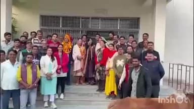 बारां: जिला परिषद कर्मचारी की सेवानिवृत्ति पर जिला परिषद भवन में जिला प्रमुख ने दी विदाई