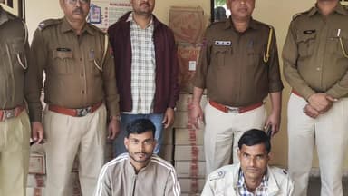 मनोहरथाना: लाडपुरा बलराम तिराहे से ₹2.5 लाख की अवैध शराब जप्त, दो आरोपी गिरफ्तार