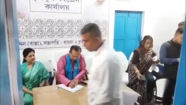 খণ্ডঘোষ: দলীয় নির্দেশে এস আই আর এর কাজ পরিদর্শনে আসলেন মন্ত্রী অরূপ বিশ্বাস পূর্ব বর্ধমানের খণ্ডঘোষে