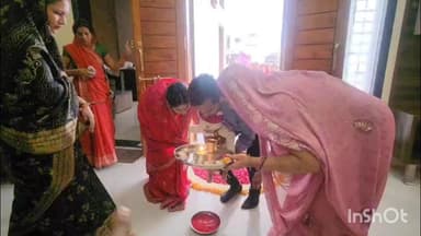 सेगांव: नगर के पटेल परिवार में कन्या के जन्म पर खुशियां मनाकर किया गया स्वागत