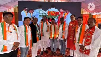 कळमनूरी: शिवसेनेला धक्का, वारंगा फाटा येथील ग्रामपंचायतच्या सरपंचासह एका सदस्याचा भाजपात जाहीर प्रवेश