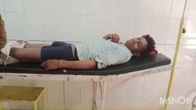 मड़ावरा: बम्होरी कलां के पास बाइक असंतुलित होकर गिरने से बाइक चालक घायल हुआ