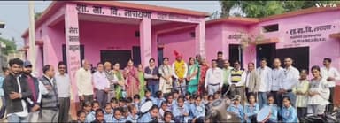 महिदपुर: शासकीय माध्यमिक विद्यालय नारायणा में शिक्षक हरलाल परमार का विदाई समारोह धूमधाम से मनाया गया