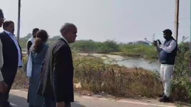 टेहरोली: टहरौली में नवीन ग्राम न्यायालय के निर्माण हेतु महिला जिला जज ने किया जमीन का औचक निरीक्षण