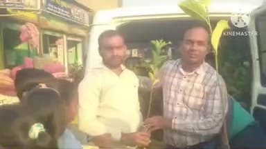 अस्थावां: अस्थावां बाजार में मिशन हरियाली नुरसराय द्वारा पौधों का वितरण