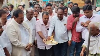 ನೆಲಮಂಗಲ: 50 ಲಕ್ಷ ರಸ್ತೆ ಅಭಿವೃದ್ಧಿಗೆ ಚಾಲನೆ- ಗ್ರಾಮ ಮೂಲಸೌಕರ್ಯ ಬಲಪಡಿಸಲು ಶಾಸಕ ಜಿ.ಕೆ.ಶ್ರೀನಿವಾಸ್ ಭರವಸೆ