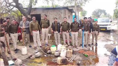 सारंगपुर: पचोर सारंगपुर क्षेत्र में आबकारी विभाग की दबिश, अवैध शराब जब्त कर प्रकरण दर्ज