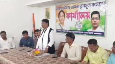 বিষ্ণুপুর ১: নাককাটি গাছ অঞ্চল তৃণমূল কংগ্রেসের দলীয় কার্যালয় বাংলার ভোট রক্ষা শিবির সংক্রান্ত বিষয় নিয়ে বৈঠক করেন দিলীপ মন্ডল।