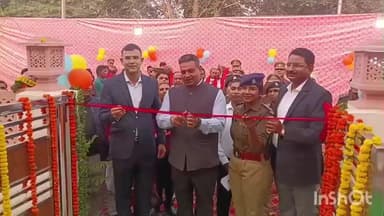 खेरागढ़: पुलिस कमिश्नर ने आदर्श पुलिस चौकी दूधाधारी का फीता काटकर किया उद्घाटन