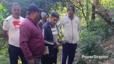 बेतालघाट: बसगांव क्षेत्र में आवासीय भवनों के ठीक नीचे दो सौ मीटर दायरे में करीब 1 मीटर गहरी दरारें आने के बाद प्रशासन आया हरकत में