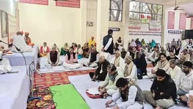 बुढ़ाना: आर्य समाज दयानंद नगर में दो दिवसीय वार्षिकोत्सव का भव्य शुभारंभ यज्ञ हवन आचार्य रणवीर शास्त्री द्वारा किया गया