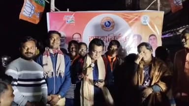 জামালপুর: আত্মনির্ভর ভারত কর্মসূচিকে কেন্দ্র করে উপস্থিত থাকলেও জামালপুরের চকদিঘী এলাকায় অভিনেতা রুদ্রনীল ঘোষ