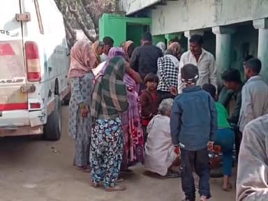 दाड़ी: टीबी रोगियों के बीच अनाज किट का वितरण