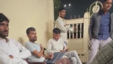 डग: हरनावदा गांव के ग्रामीणों ने विद्यालय की समस्या को लेकर शिक्षा मंत्री से की मुलाकात