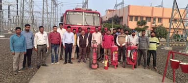 घट्टिया: एमपी ट्रांसको, उज्जैन में आयोजित हुआ अग्निशमन का उपयोगी प्रशिक्षण सत्र