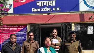 नागदा: थाना नागदा पुलिस ने 8 साल से फरार महिला आरोपी को किया गिरफ्तार