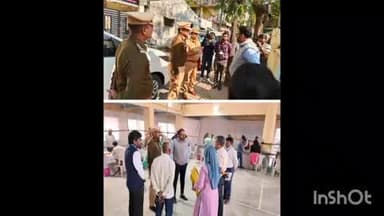 सावनेर: जिल्हाधिकारी व पोलीस अधीक्षक यांनी पोलीस स्टेशन सावनेर येथील संवेदनशील मतदान केंद्राला दिली भेट