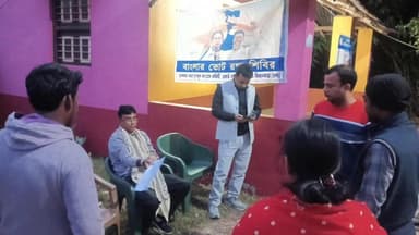 আউশগ্রাম ১: গুসকরা শহরের একাধিক ওয়ার্ডে গিয়ে ভোট রক্ষা শিবির পরিদর্শন করলেন এলাকার বিধায়ক অভেদানন্দ থান্দার