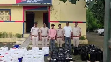 बिछीवाड़ा: बिछीवाड़ा थाना अंतर्गत प्लास्टिक की बाल्टियों में छिपाई गई 732 बोतल महंगी अंग्रेजी शराब जब्त