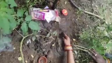 गोटेगांव: श्रीनगर गांव में ज़मीन से प्रकट हुए भगवान, महिला को 9 महीने से स्वप्न में लड्डू गोपाल के हो रहे थे दर्शन