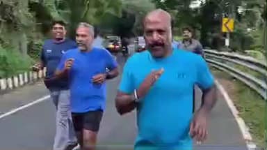 கொல்லிமலை: கொல்லிமலையில் இருந்து காரவள்ளி வரை அமைச்சர் மா.சுப்பிரமணியன் நடைப்பயிற்சி செய்தார்